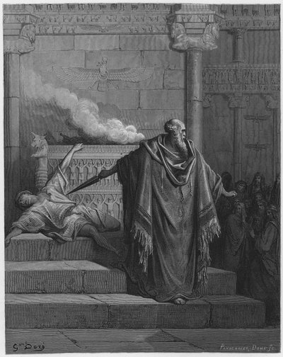 ギュスターヴ・ドール聖書：マタティアスと背教者 作： Gustave Dore